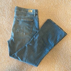 Paige Colette Crop Flare Raw Janis Destructed